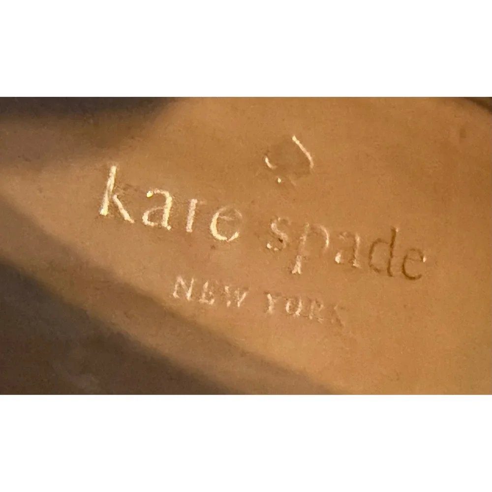 Kate Spade Leopard Print Calf Hair Lace Up Ankle Booties Block Heel 6M Brazil